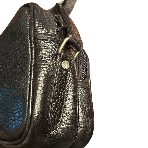 Hunting World Black Leather Crossbody Bag - Picture 3 of 14